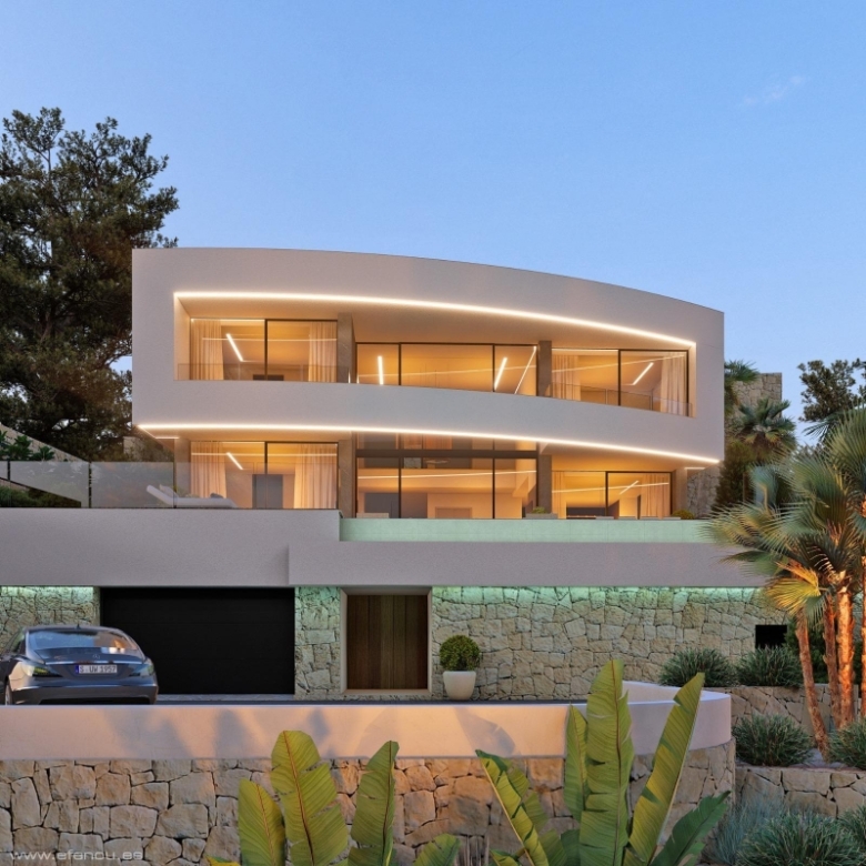 Lujosa Villa de 4 dormitorios a la venta con Vistas al Mar en Calpe
