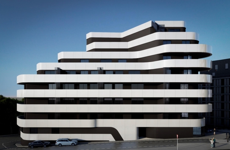 Ático de nueva construcción de 1 dormitorio a la venta a pocos pasos de la playa en Calpe.