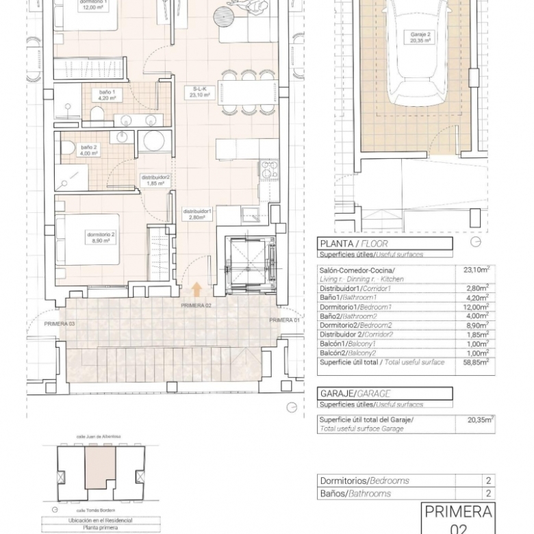 Apartamento en venta con garaje Hondón de las Nieves