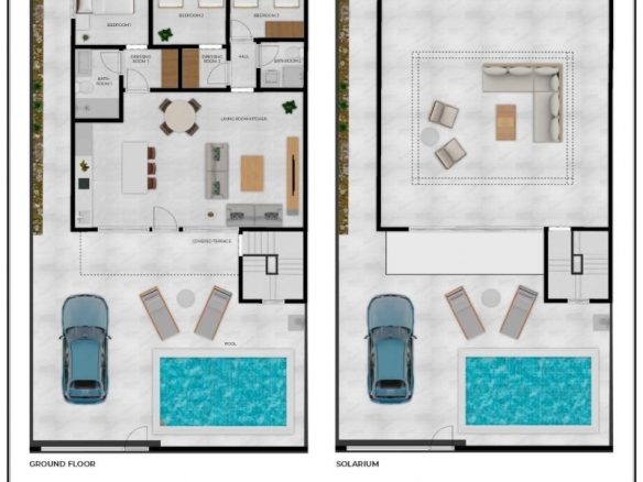Chalet adosado obra nueva en venta Fuente Alamo