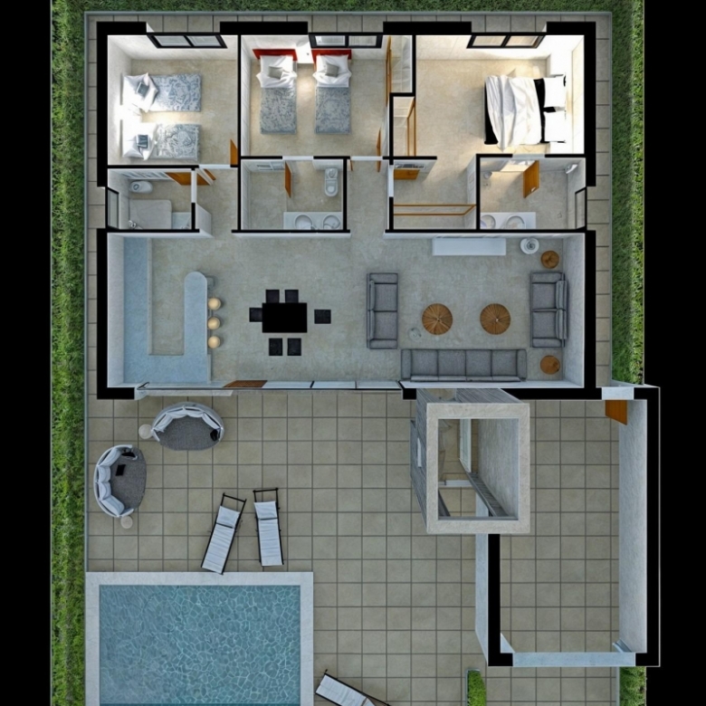 Villa en venta obra nueva en Fuente Álamo Murcia