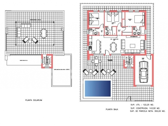 Villa en venta obra nueva en Fuente Álamo Murcia