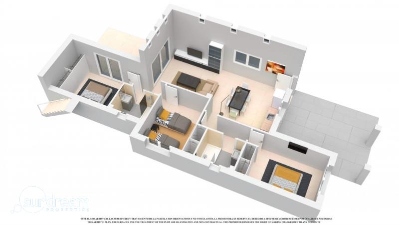 Villa en venta obra nueva con piscina en Los Alcázares