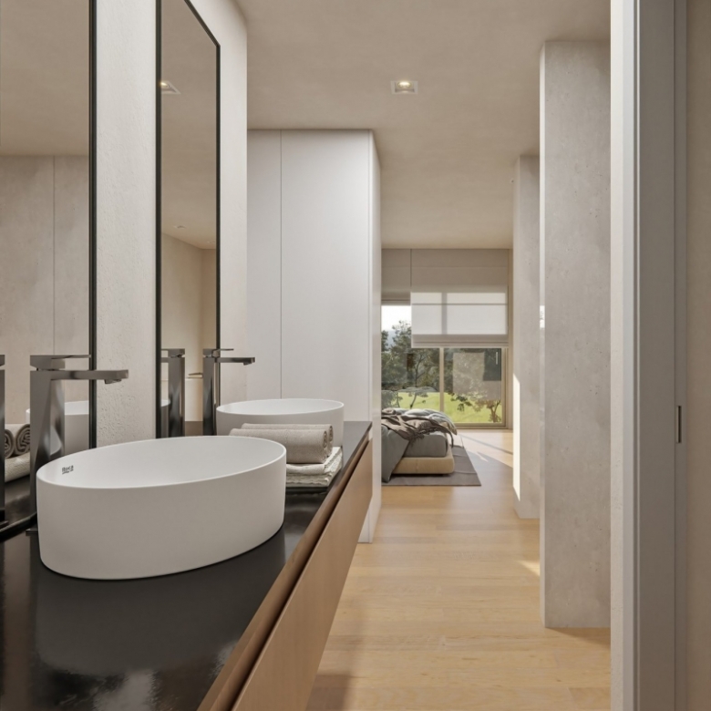 Villa en venta obra nueva con piscina en Finestrat