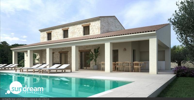 Villa de lujo en venta obra nueva con piscina en Teulada
