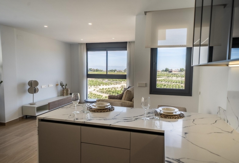 Villa obra nueva venta con piscina La Finca Golf Algorfa