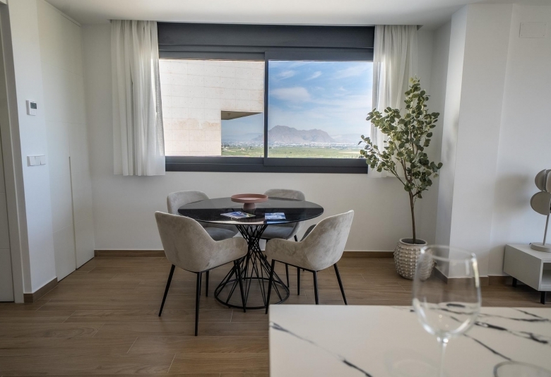 Villa obra nueva venta con piscina La Finca Golf Algorfa