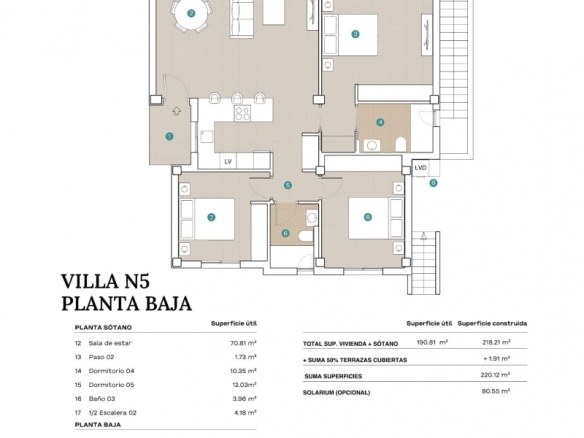 Villa en venta obra nueva con parcela en Polop