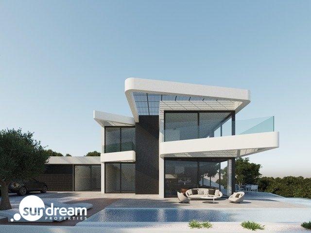 Villa de lujo en venta obra nueva con piscina en Altea
