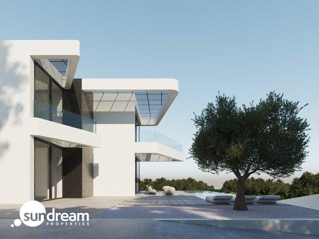 Villa de lujo en venta obra nueva con piscina en Altea