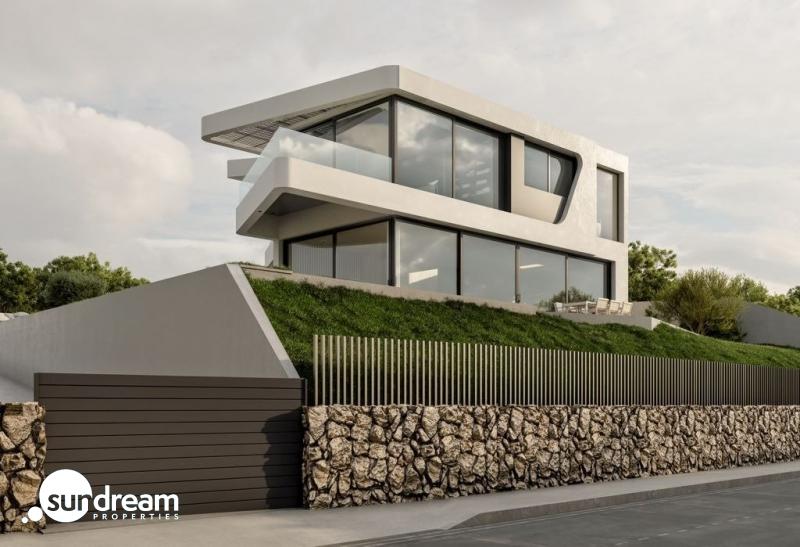 Villa de lujo en venta obra nueva con piscina en Altea