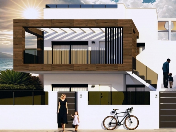Bungalows obra nueva con garaje San Pedro de Pinatar