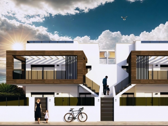 Bungalows obra nueva con garaje San Pedro de Pinatar