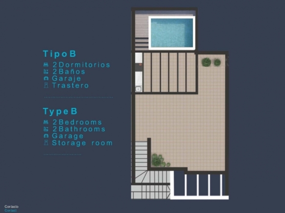 Bungalows obra nueva con piscina San Pedro d Pinatar
