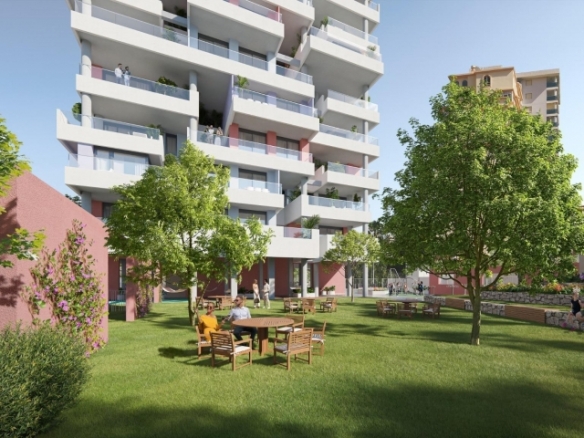 Ático en venta obra nueva con piscina y garaje en Calpe