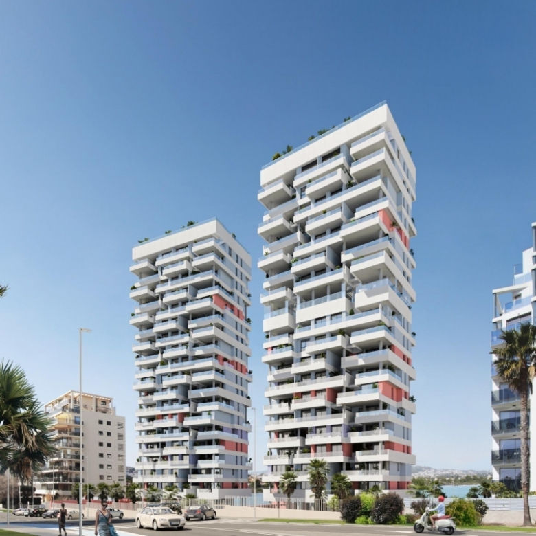 Ático en venta obra nueva con piscina y garaje en Calpe