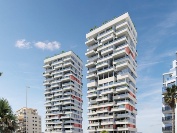 Ático en venta obra nueva con piscina y garaje en Calpe