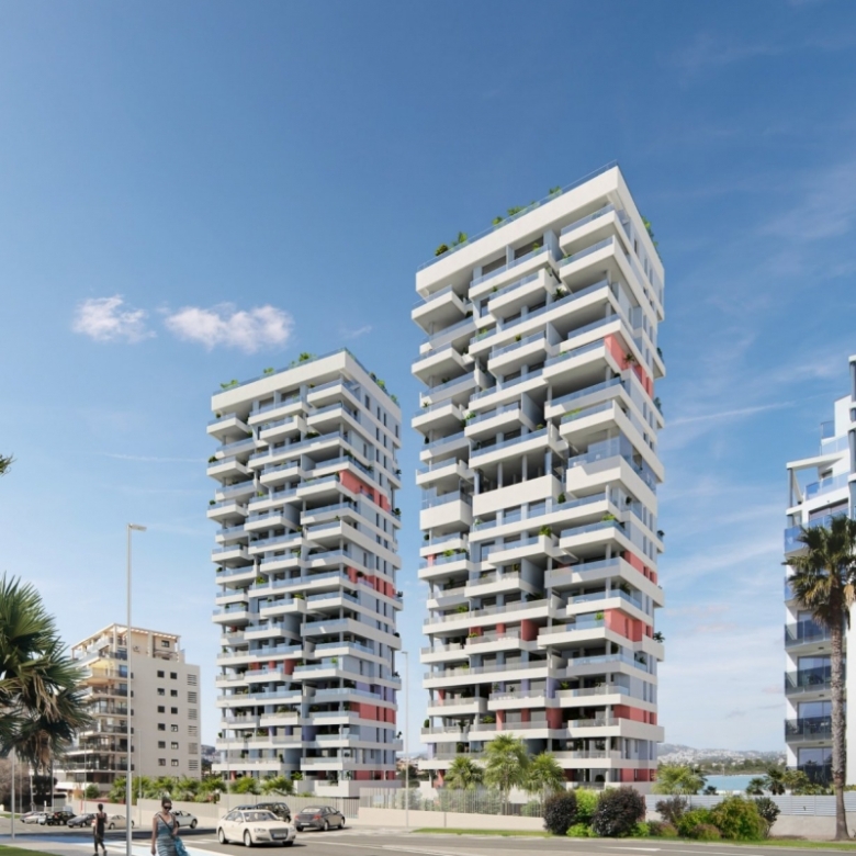 Ático en venta obra nueva con piscina y garaje en Calpe
