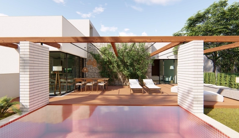 Chalet en venta obra nueva con piscina Torre Pacheco