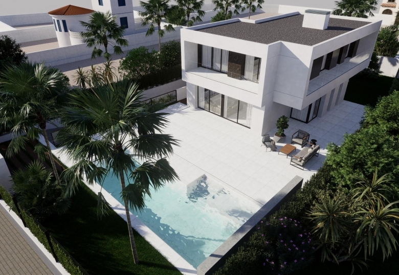 Villa de lujo obra nueva en venta en La Zenia Orihuela