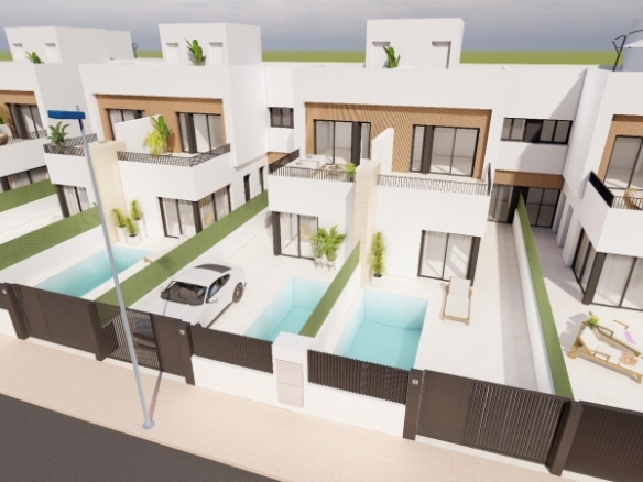 Villa en venta con piscina Santiago de la Ribera