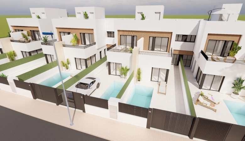 Villa en venta con piscina Santiago de la Ribera