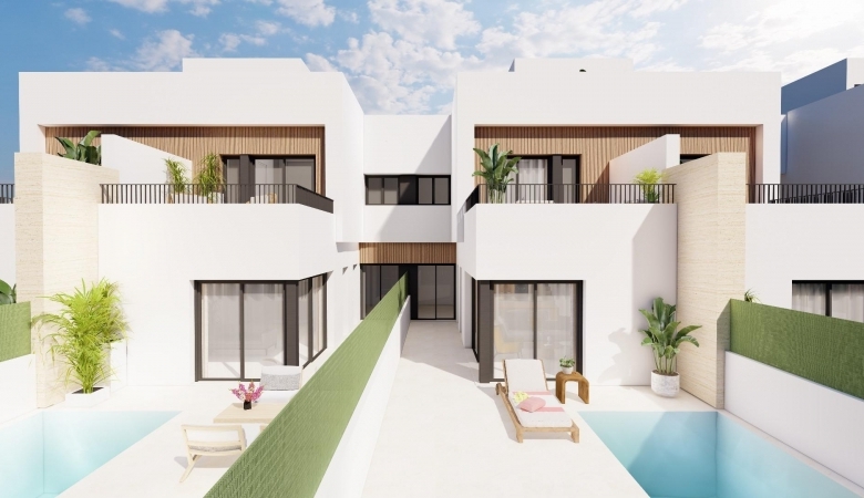 Villa en venta con piscina Santiago de la Ribera