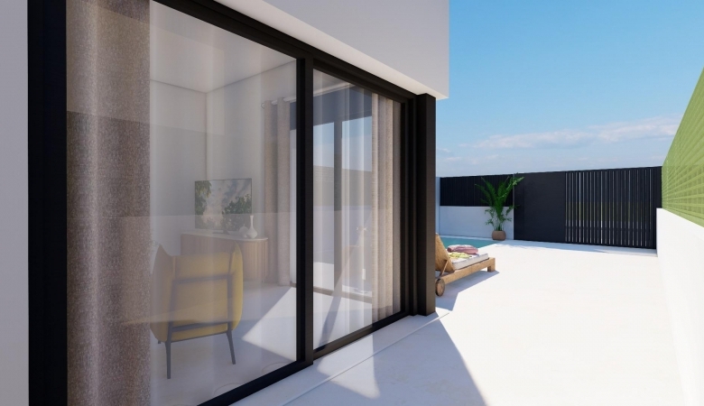 Villa en venta con piscina Santiago de la Ribera