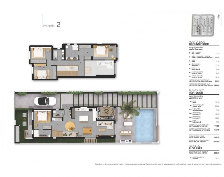 Villa en venta obra nueva con piscina en El Albir