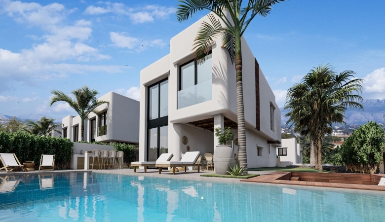 Villa en venta obra nueva con piscina en El Albir