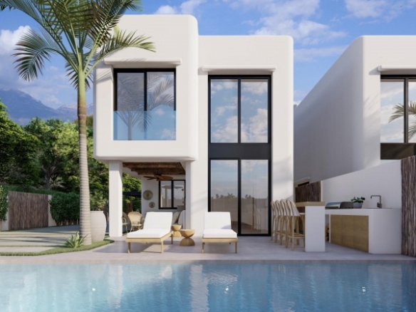 Villa en venta obra nueva con piscina en El Albir