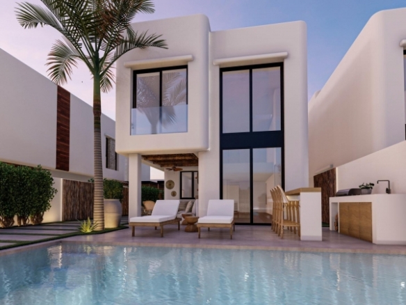 Villa en venta obra nueva con piscina en El Albir