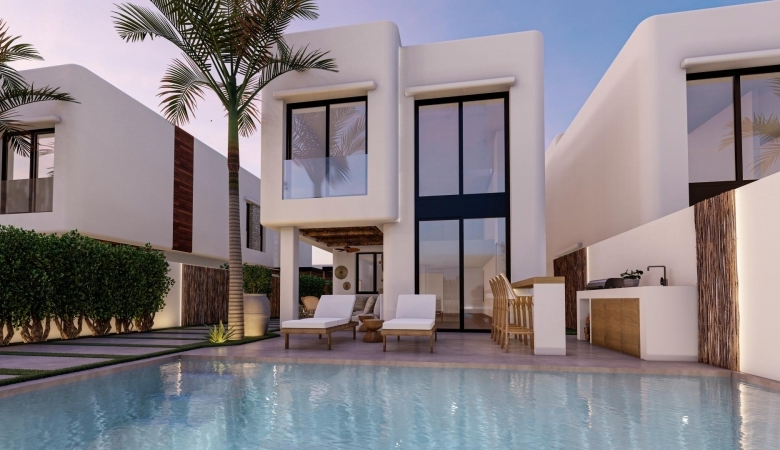 Villa en venta obra nueva con piscina en El Albir