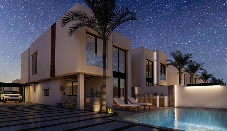 Villa en venta obra nueva con piscina en El Albir
