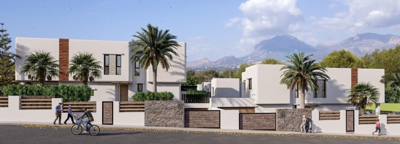Villa en venta obra nueva con piscina en El Albir