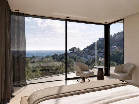 Villa en venta obra nueva con piscina en Benissa