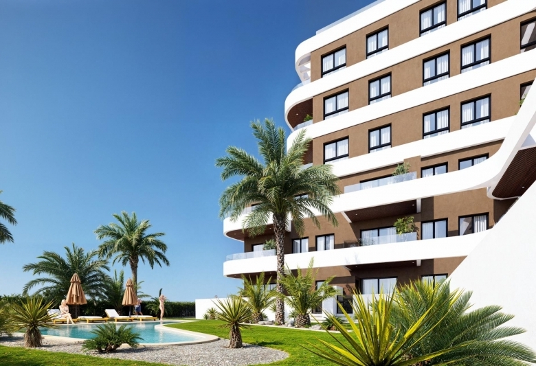 Piso en venta obra nueva con garaje en Guardamar