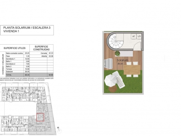Ático en venta obra nueva con garaje en Santa Pola