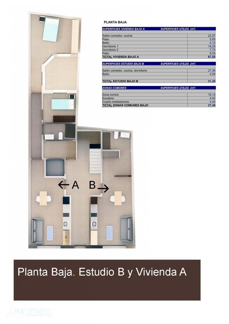 g_41371-15-9 Estudio en venta obra nueva zona centro de Torrevieja