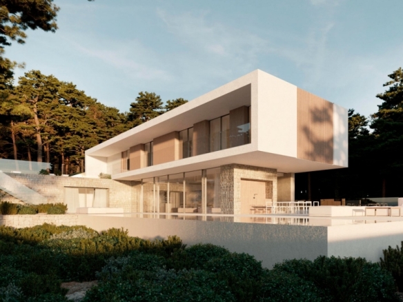 Villa de lujo en venta con piscina y parcela en Moraira