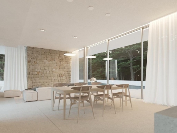 Villa de lujo en venta con piscina y parcela en Moraira