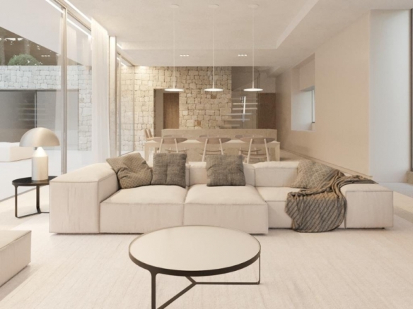 Villa de lujo en venta con piscina y parcela en Moraira