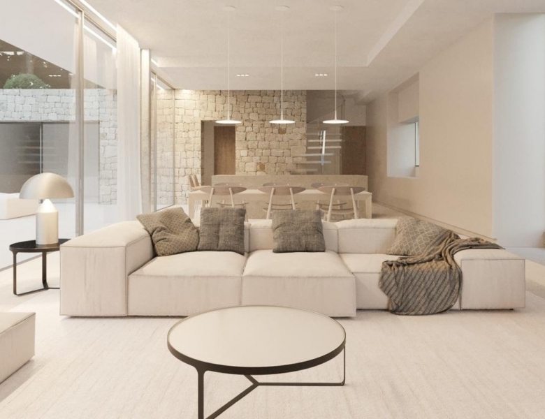 Villa de lujo en venta con piscina y parcela en Moraira