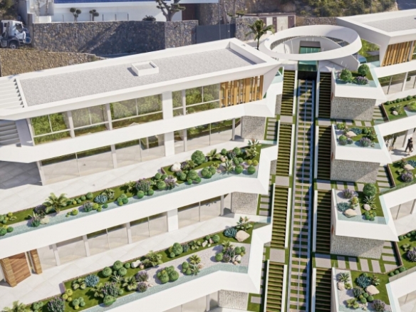 Piso en venta obra nueva con garaje Mascarat Calpe