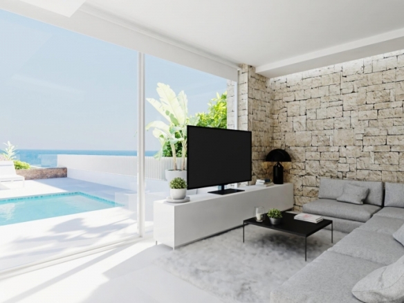 Villa de lujo en venta obra nueva en Mascarat Calpe