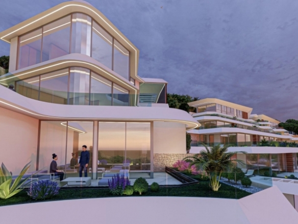 Villa de lujo en venta obra nueva en Mascarat Calpe