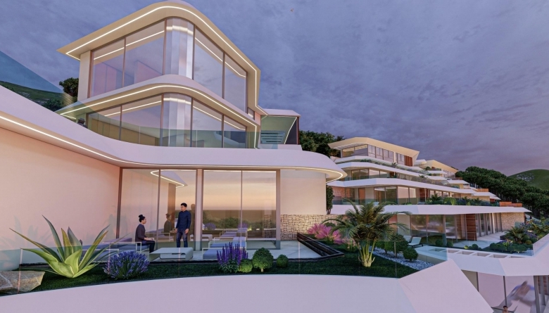 Villa de lujo en venta obra nueva en Mascarat Calpe