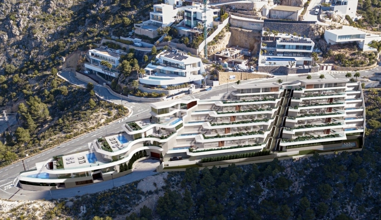 Villa de lujo en venta obra nueva en Mascarat Calpe