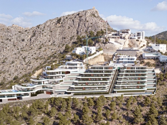 Villa de lujo en venta obra nueva en Mascarat Calpe