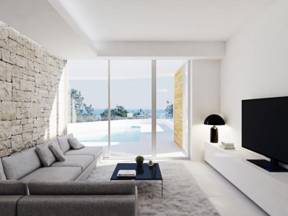 Villa de lujo en venta obra nueva en Mascarat Calpe